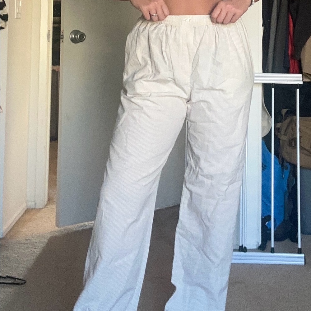 Zara stripped pants. Never worn